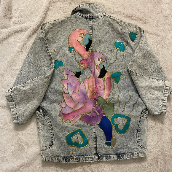 Vintage 90’s Christine Seigneuret Denim Jacket - Picture 2 of 5